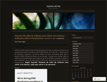 Tablet Screenshot of bastiondel89.wordpress.com