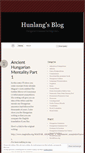 Mobile Screenshot of hunlang.wordpress.com