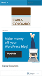 Mobile Screenshot of carlacolombo.wordpress.com