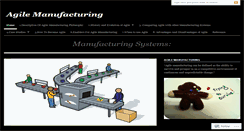 Desktop Screenshot of agilemanufacturing.wordpress.com