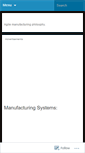 Mobile Screenshot of agilemanufacturing.wordpress.com