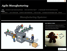 Tablet Screenshot of agilemanufacturing.wordpress.com