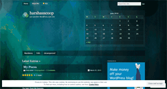 Desktop Screenshot of harshasscoop.wordpress.com