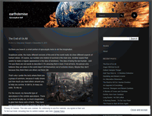 Tablet Screenshot of earthdemise.wordpress.com