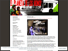 Tablet Screenshot of elplanetadelosmonos.wordpress.com