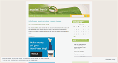 Desktop Screenshot of ecofest1barrie.wordpress.com