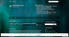 Desktop Screenshot of gems4less.wordpress.com