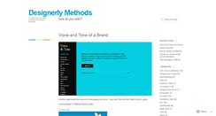 Desktop Screenshot of designerlymethods.wordpress.com