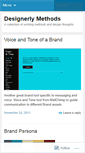 Mobile Screenshot of designerlymethods.wordpress.com