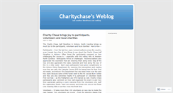 Desktop Screenshot of charitychase.wordpress.com