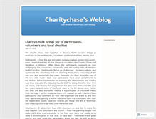 Tablet Screenshot of charitychase.wordpress.com