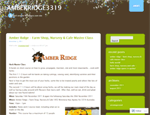 Tablet Screenshot of amberridge3319.wordpress.com