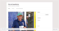 Desktop Screenshot of fimdoexpediente.wordpress.com