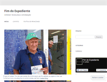 Tablet Screenshot of fimdoexpediente.wordpress.com