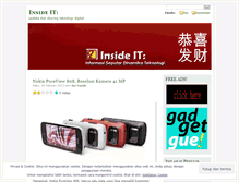 Tablet Screenshot of insideit.wordpress.com