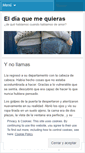 Mobile Screenshot of diaquemequieras.wordpress.com