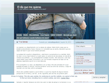 Tablet Screenshot of diaquemequieras.wordpress.com