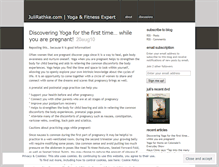 Tablet Screenshot of julirathkeblog.wordpress.com