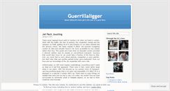 Desktop Screenshot of guerrillaligger.wordpress.com