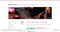 Desktop Screenshot of freemusicsheets.wordpress.com