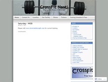 Tablet Screenshot of crossfitnasti.wordpress.com