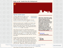 Tablet Screenshot of jewelsfromtheunderground.wordpress.com