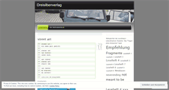 Desktop Screenshot of dreisilbenverlag.wordpress.com