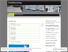 Tablet Screenshot of dreisilbenverlag.wordpress.com