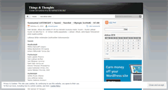 Desktop Screenshot of mindlessthings.wordpress.com