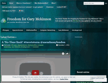 Tablet Screenshot of freedom4gary.wordpress.com