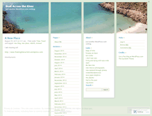 Tablet Screenshot of boatacrosstheriver.wordpress.com