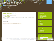 Tablet Screenshot of dineshrv.wordpress.com