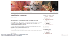 Desktop Screenshot of insanknitty.wordpress.com