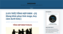 Desktop Screenshot of banzaihoi.wordpress.com