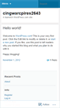 Mobile Screenshot of cingwarcpires2643.wordpress.com