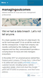 Mobile Screenshot of managingoutcomes.wordpress.com