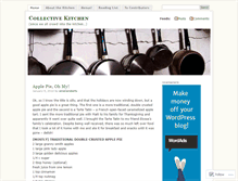 Tablet Screenshot of collectivekitchen.wordpress.com