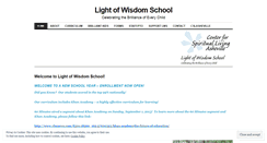 Desktop Screenshot of lightofwisdomschool.wordpress.com