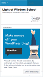 Mobile Screenshot of lightofwisdomschool.wordpress.com