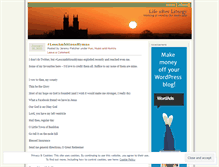 Tablet Screenshot of lifeafterliturgy.wordpress.com