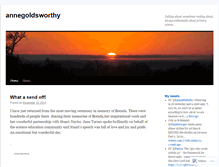 Tablet Screenshot of annegoldsworthy.wordpress.com