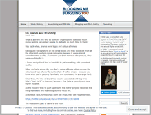 Tablet Screenshot of bloggingmebloggingyou.wordpress.com