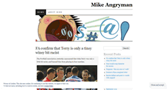 Desktop Screenshot of mikeangryman.wordpress.com