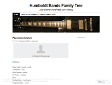 Tablet Screenshot of humboldtbandsfamilytree.wordpress.com