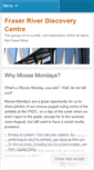 Mobile Screenshot of fraserriverdiscoverycentre.wordpress.com