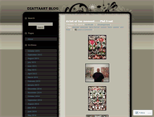Tablet Screenshot of diattaart.wordpress.com