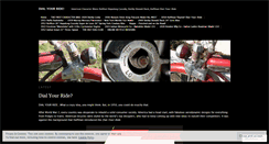 Desktop Screenshot of dialyourride.wordpress.com