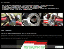 Tablet Screenshot of dialyourride.wordpress.com