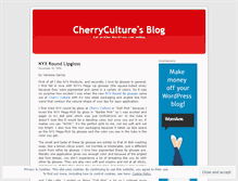 Tablet Screenshot of cherryculture.wordpress.com