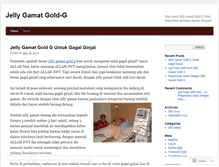 Tablet Screenshot of jellygamatgoldku.wordpress.com